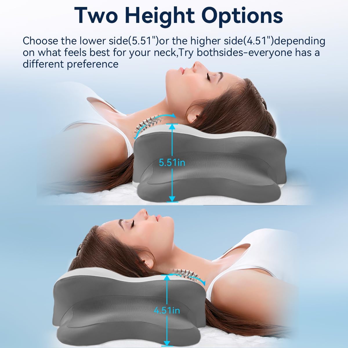 Orthopedic Cervical Pillow – Ergonomic Memory Foam Copy title