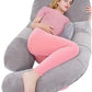 60-Inch Adjustable U-Shaped Pregnancy Pillow Set