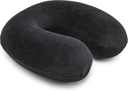 Memory Foam Travel Neck Pillow with Removable Cover